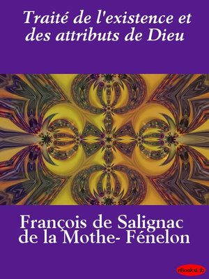 cover image of Traité de l'existence et des attributs de Dieu
